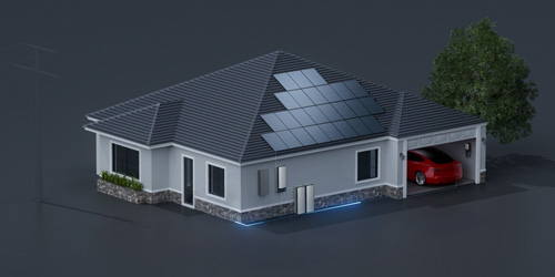 EcoFlow OCEAN Pro powering entire home with HVAC and appliances