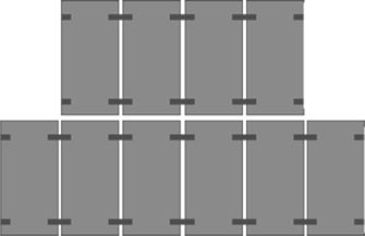 Diagram showing solar stack calculation example