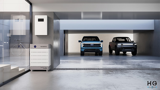HomeGrid Stack'd Series Modular Battery System