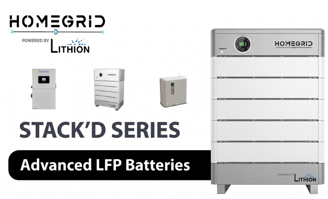 Homegrid Stack'd Series battery storage