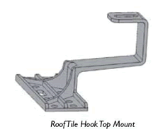 Roof Tile Hook Top Mount