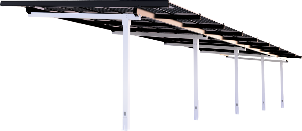 Infinity Rack Cantilever Carport Hero Display