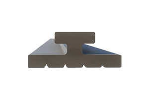 H-gasket component for watertight sealing
