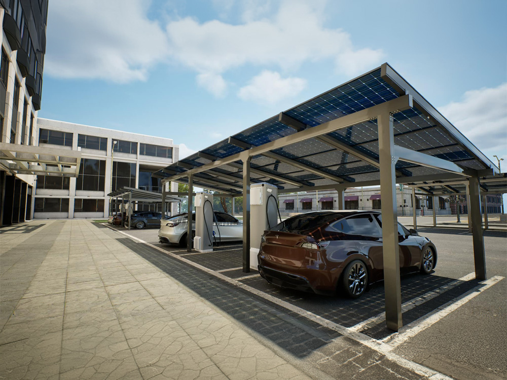 Infinity Rack Sunpark Carport Solar Structure