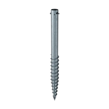 Krinner Ground Screw Installation