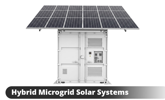 Microgrid solar power system