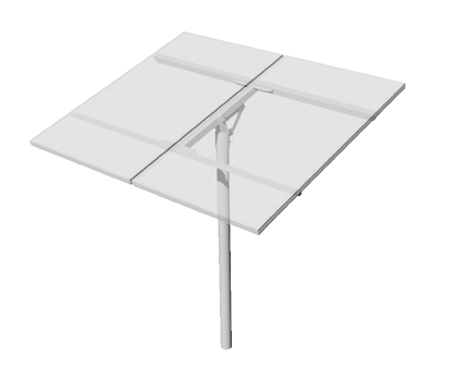 MAPPS TPM2 top-of-pole mount for Type C, D, E, F, G, and H modules