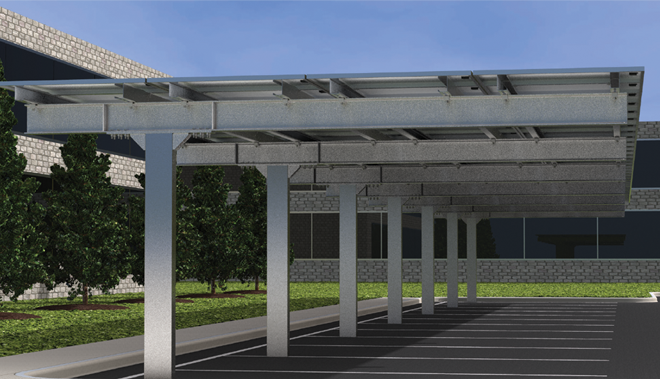 Preformed Line Solar Carports