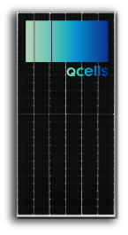 REC Alpha Pure solar panel black frame