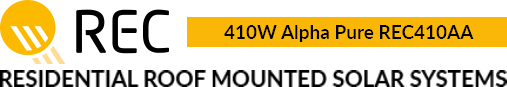 REC 410W Residential Alpha Pure Solar System