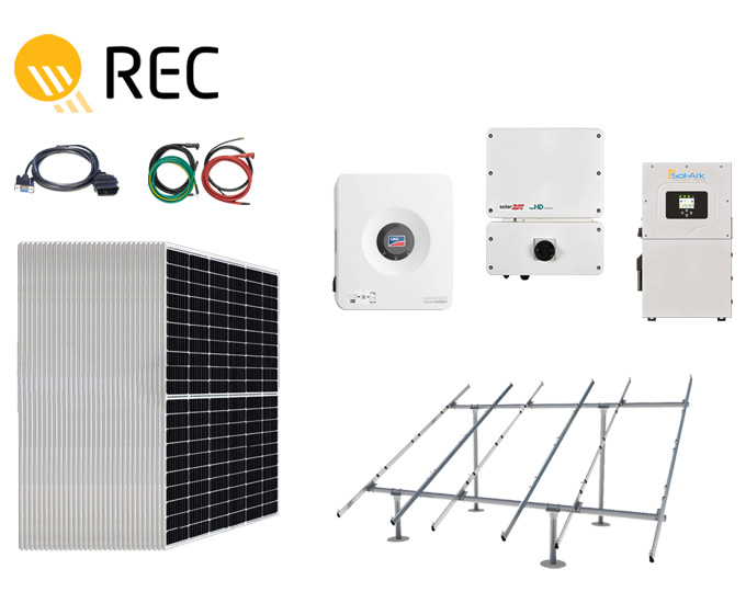 REC630AA Alpha PRO-M 630W Ground Mount System