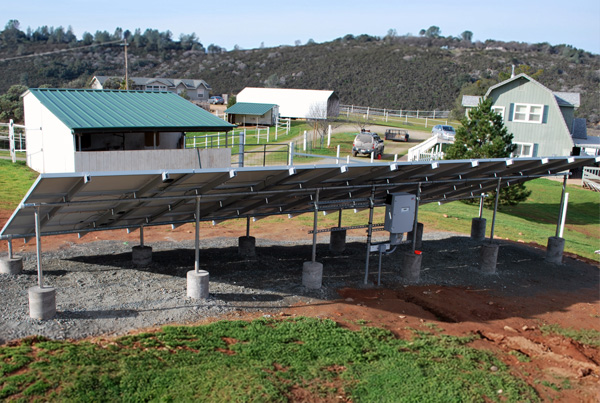 Ground Mount Solar Installation