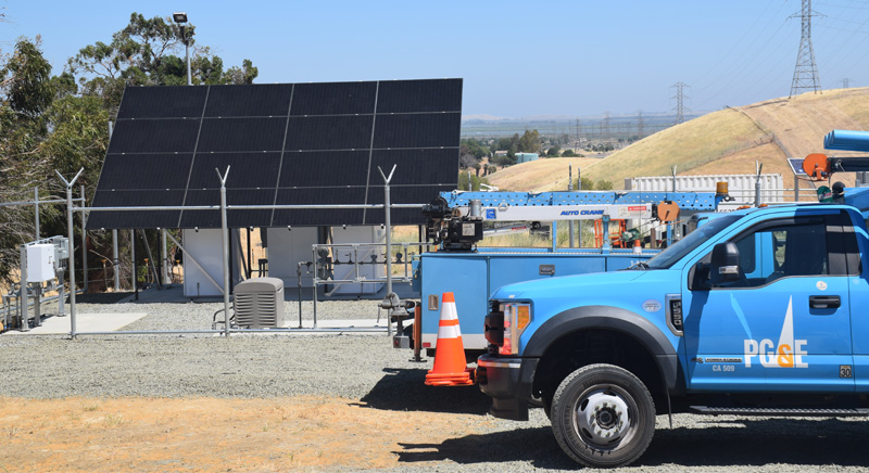 MAPPS remote off-grid solar power system in the field