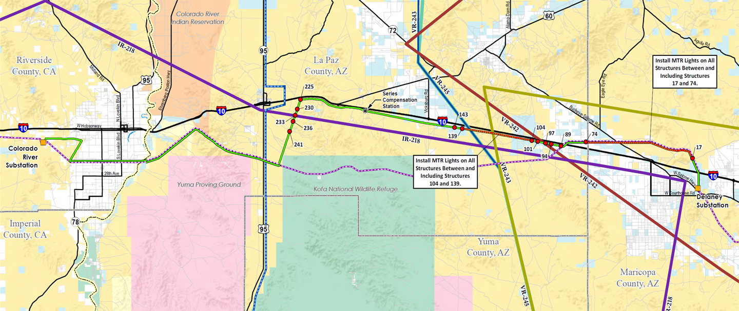 The Route for the Transmission Line Project